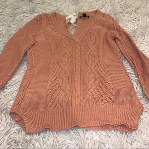 Banana Republic Women's Sweater in Peach